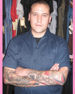 Navy blue short sleeve Dickies Work Shirt