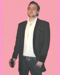 Teddy Boy Drape. Black body with black velvet trim