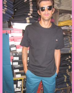 Coral Blue 873 Slim Straight Dickies Work Pants