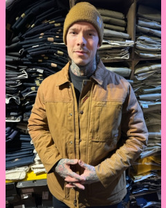 Brown Duck Dickies Waxed Canvas Chore Coat