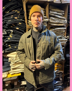 Moss Dickies Waxed Canvas Chore Coat
