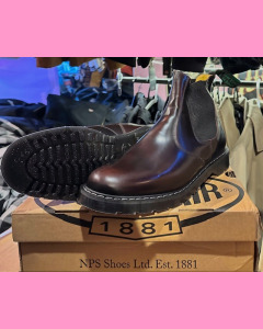Burgundy Rub-Off Solovair Dealer Boot