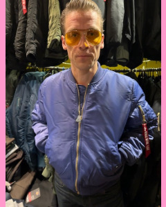 Night Purple Alpha MA-1 Flight Jacket