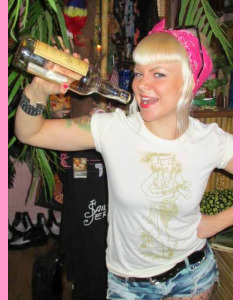 White ladies Hula T-Shirt