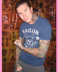 Navy Hot Rod Tee