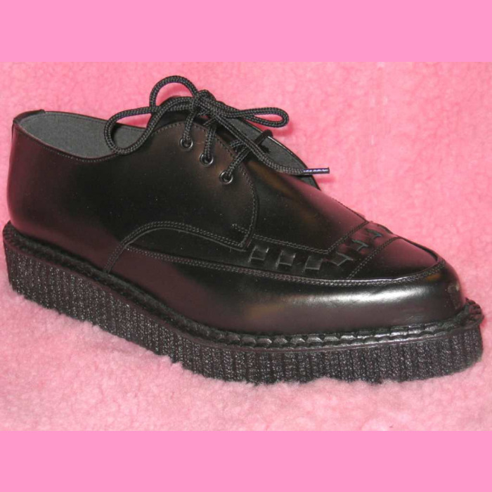 brown leather creepers