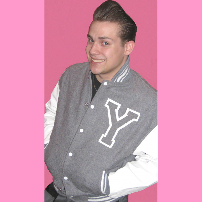 Grey baseball on sale jacket