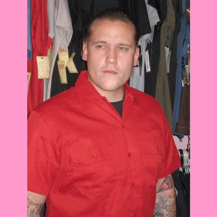 Dickies shirt red clearance