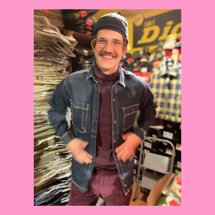 Dickies Paincourtville Shirt, Dark Blue Denim Garageland