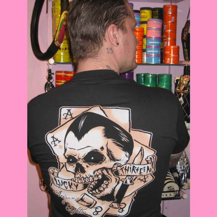 Aces & Eights T-Shirt - Garageland