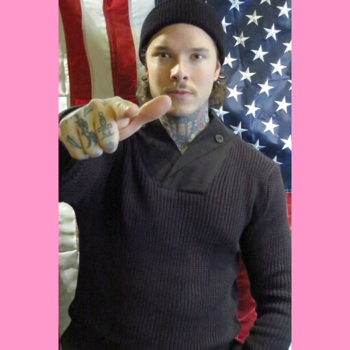 WW II Mechanics Sweater Black