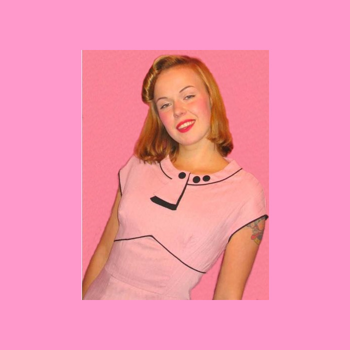 Stop Staring 30 s Pink Bombshell Dress Garageland
