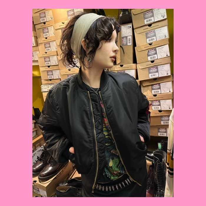Alpha MA 1 Flight Jacket Black Garageland
