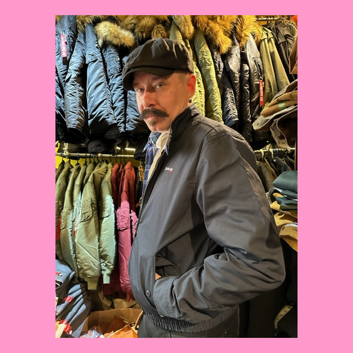 Schott Stardust Harrington Navy Garageland
