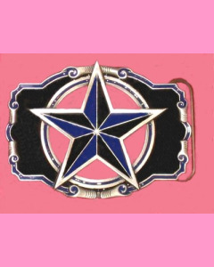 Black and blue nautical Star Buckle