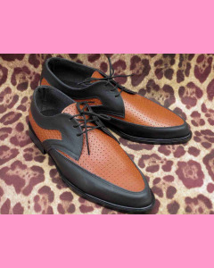 Black and tan leather Buddy Shoes