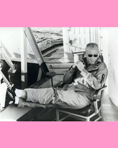 Astronaut John Glenn wearing Converse
