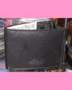 Dickies Wilburn Leather Wallet, Black
