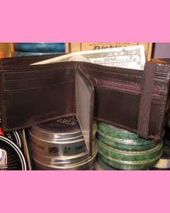 Dickies Wilburn Leather Wallet, Brown