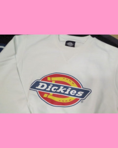 White Dickies Harrison Sweatshirt