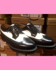Black and white Solovair American Brogue