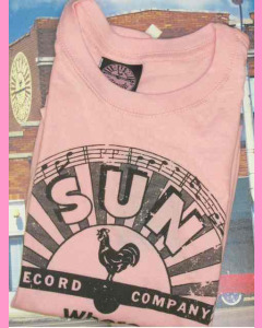 Pink Ladies Sun Records Logo Tee 