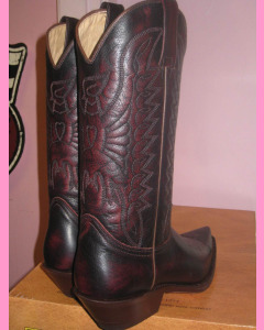 Mexico Boots, Burgundy