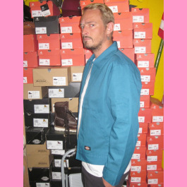 Dickies Eisenhower Jacket Blue Coral Garageland
