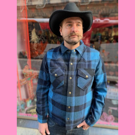 Lee wool overshirt black sale