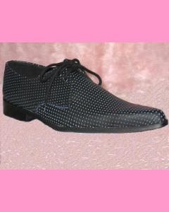 Black Leather Air Winkle-Picker