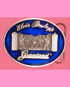 Elvis Graceland Gates Buckle