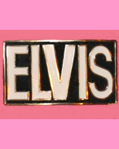 Elvis Letter Buckle, Black