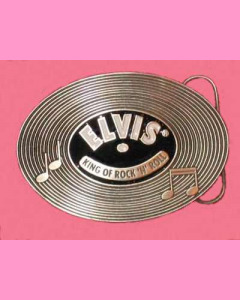 Elvis Record Buckle
