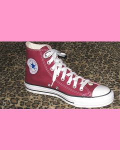 Maroon Converse All Star Hi