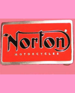 Norton Orange Logo Buckle