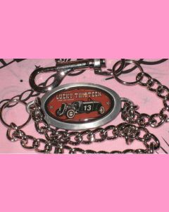 Old Red Wallet Chain