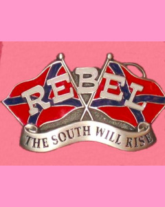 Rebel Flags (The South Will Rise) Buckle
