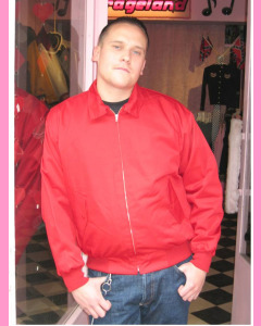 Red Warrior Harrington Jacket