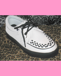 White TUK Creeper Sneakers