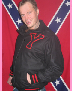 Black Melton Baseball Jacket
