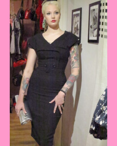 Bettie Page Secretary Pencil Dress