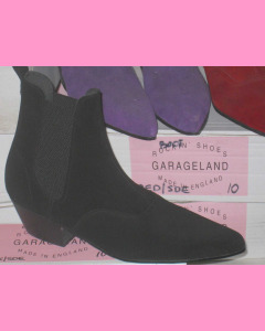 Black suede Chelsea Boots