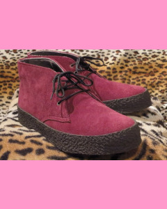 Burgundy Suede Chukka Boots