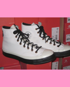 White Leather Converse 70´s All Star Hi Gore-Tex Chucks