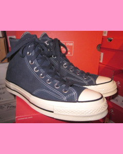 Obsidian Leather Converse 70´s All Star Hi Chuck Taylor