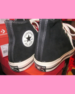 Black Suede 70´s All Star Hi Chuck Taylor