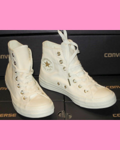 Egret Gold Converse All Star Hi