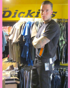 Black Dickies Slim Straight 873 Work Pants