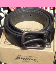 Black Dickies Branchville leather belt