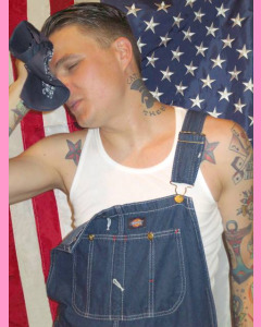 Dickies Bib Overall, Washed Denim